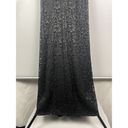 Ralph Lauren Lauren  Evening Black Shimmer Lace Sleeveless Maxi Gown Dress Size 8 Photo 5