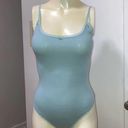 SKIMS Size Large Pointelle bodysuit sky blue NWT  LOGO Photo 8