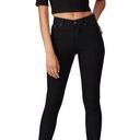 Reformation  Black Button Fly Serena High Waist Skinny Jeans size 29 Photo 0