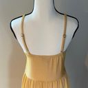 Universal Threads Yellow Adjustable-Strap Fit and Flare MIDI Dress. Size X-Small. Photo 2