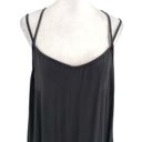 Aerie  Side-Slit Long Beach Swim Cover-Up Maxi Dress Dark Gray size Large Photo 1