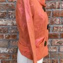 Tracy Reese orange linen blend coat with pink sheen / 8 / NEW WITH TAGS Photo 4