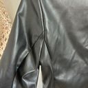 Dynamite  Women's Black Jacket Blazer Faux Leather / Size Medium Photo 6