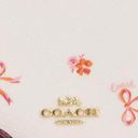 Coach Bow Print Double Zip Wallet Photo 2