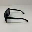 Quay Australia Cafe Racer Rubber Edge Frames Oversize Black Sunglasses Accessory Photo 2