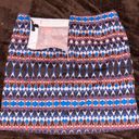 J.Crew  Collection Turkish Jacquard Geometric High Waist Mini Skirt Size 8 Photo 2