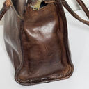 Patricia Nash  Distressed Vintage Paris Large Shoulder Bag Brown with Gold Hdw Photo 6