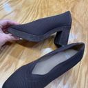 Eileen Fisher  Espadrille Sandals Women's 7.5 Black Wedge Heel Hipster S5 Photo 3