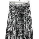 New Look  Woman's Gray/Black Snakeskin Pleated Print Midi Pull On Skirt 2 Photo 6