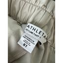 Athleta  Skyline Pant II Tan Women's 8 Tall High Rise Tapered Leg Tie Pockets Photo 1