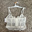 Target Auden Women Mesh/Lace Corset - White Size Large Photo 5