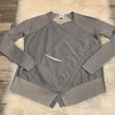 CAbi  draped pocket cardigan sweater sage gray 5132 small Photo 7