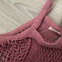 Pink Crochet Bag Photo 2