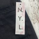 New York Laundry  Denim NWT Black Cut Off Jean Shorts Size 7 Photo 2