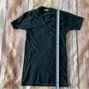 CP Shades  Top Womens Small Hand Colored Black Preshrunk Cotton Vneck Tshirt Photo 6