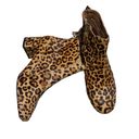 Jack Rogers NEW  Berkley Leopard Print Dyed Cow Hide Fur Bootie Leather Photo 5