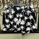 Apt. 9  black/white palm tree cuffed shorts Photo 1