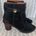 Coach  Moto Rose Open Toe Suede Boots size 8 Photo 3