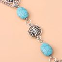 One Piece Boho turquoise decor layered anklet 

Faux fashion jewelry‎ Photo 2