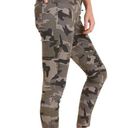 Umgee  Camo Army Green Moto Skinny Zipper Ankle Jeans Size M Photo 0