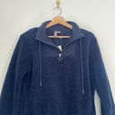 Sweaty Betty NWT  Faux Shearling Quarter Zip Pullover Photo 8