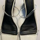 Urban Outfitters  white & black slip on sandals Photo 0