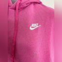 Nike  size medium Pink Swoosh logo hoodie sweatshirt Streetwear Photo 3