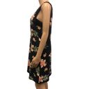 The Moon Vintage Pineapple Silk Black Hawaiian Floral Zip Sleeveless Dress Medium Photo 2