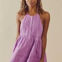 Free People Desert Days Mini Dress Dramatic Orchid Purple Size Medium Sz M New Photo 7