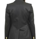 Love Token  Nellie Faux Leather Gold Button Blazer Black Size Small NWT Photo 1