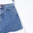 Tommy Hilfiger Tommy Jeans Vintage Y2K 2000s  A-line Cutoff Denim Mini Skirt 7 Photo 8