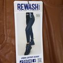 REWASH  Juniors' 11 Light Brown High Rise Vegan Leather Skinny Pants Cropped Photo 3