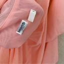 House Of CB  Charla SOFT APRICOT RUFFLE MINI DRESS NWOT size L Photo 7