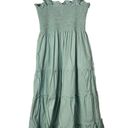 Hill House  Bay Blue Ellie Nap Midi Tiered Dress S Photo 2