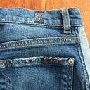 7 For All Mankind  two tone tuxedo raw hem jeans size 26 Photo 3