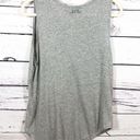 Mango MNG Grey/Floral Boho “You and Me" Graphic Tank Top Photo 4