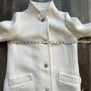 J.Crew  NWT Textured Wool Blend Coat in Ivory Size 8 Photo 9