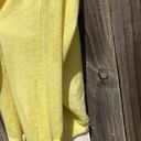 Carlisle  Collection Small Cashmere Cardigan Sweater Top Open Yellow Long Sleeve Photo 4