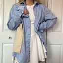 Calvin Klein light blue oversized button up Photo 0