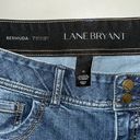 Lane Bryant  Size 18 Blue Denim T3 Technology Elastic Waist Bermuda Jean Shorts Photo 2