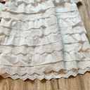 Caroline Constas Layne Dress Tiered White Ruffle Crochet Size S NWOT Photo 4