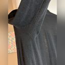 One Clothing  Solid Black Basic Staple Piece Cardigan Size Medium Photo 5