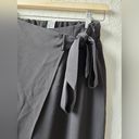 Halara  Wide Leg Black Pants Faux Wrap skirt size Small New Photo 5