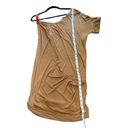 United Colors Of Benetton Vintage  dress one shoulder, stretch, size small, camel Photo 9