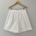 Cabin creek Vintage  High Waisted White Mom Shorts Photo 0