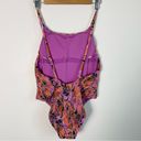 Victoria's Secret Victoria’s Secret One Piece Swim Suit Shirred Smocked Ruched Print Large New Photo 4