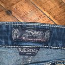 Silver Jeans  cutoff raw hem Bermuda Tuesday low rise 28 jean shorts Photo 1