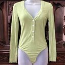 Capulet  Raven Bodysuit Artichoke Rib NWT SAMPLE S Photo 0