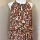 Show Me Your Mumu  Lasso Mini Dress Paisley Print Tassels Open Back Halter S Photo 3