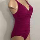 Tommy Bahama New.  Cabernet cross front swimsuit. MSRP $149. Size 10 Photo 2